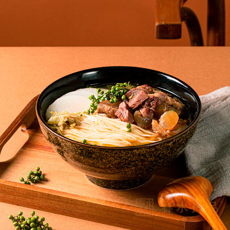 春水良品-半筋半肉藤椒牛肉麵 575g