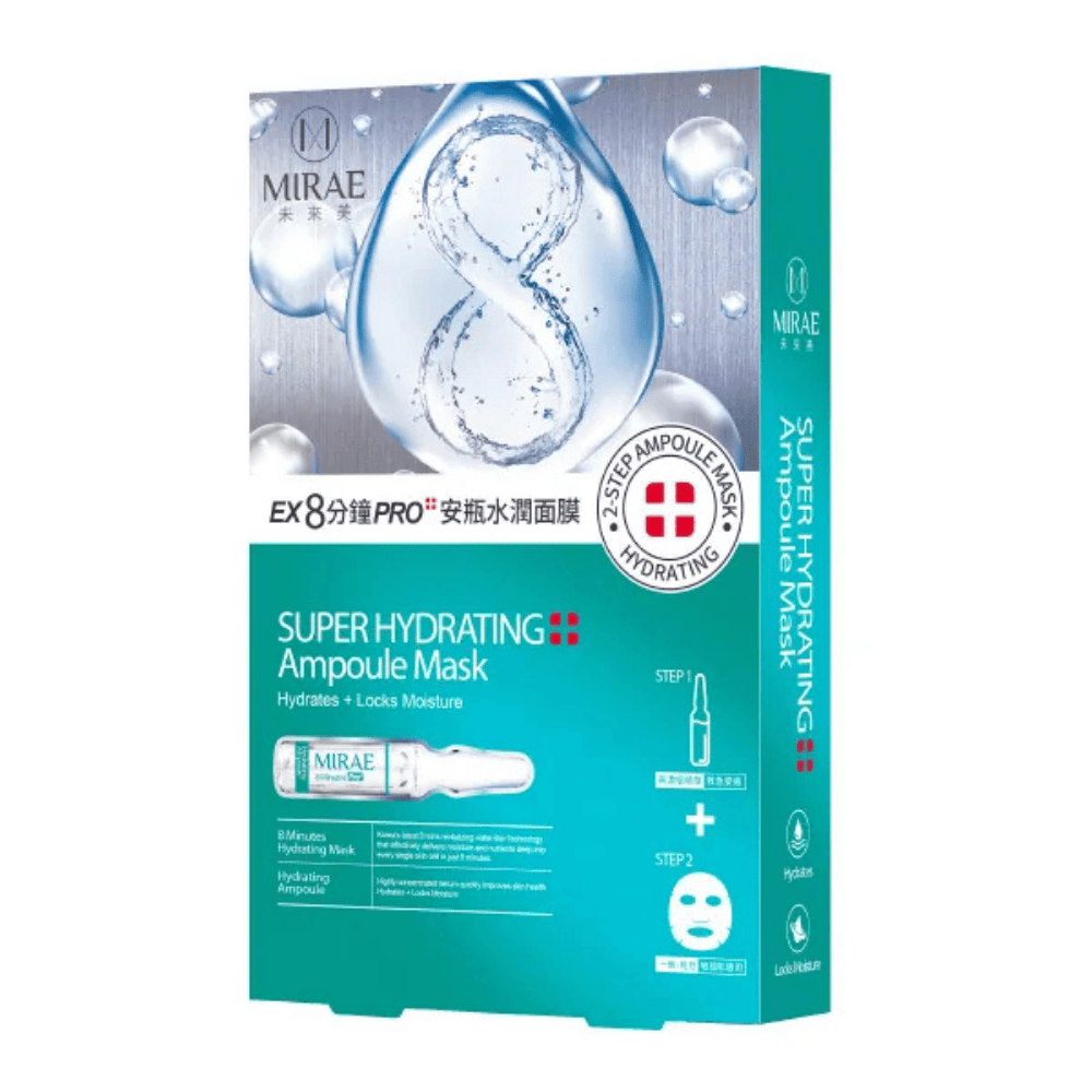 MIRAE 未來美EX8分鐘PRO安瓶水潤面膜(3組/盒)