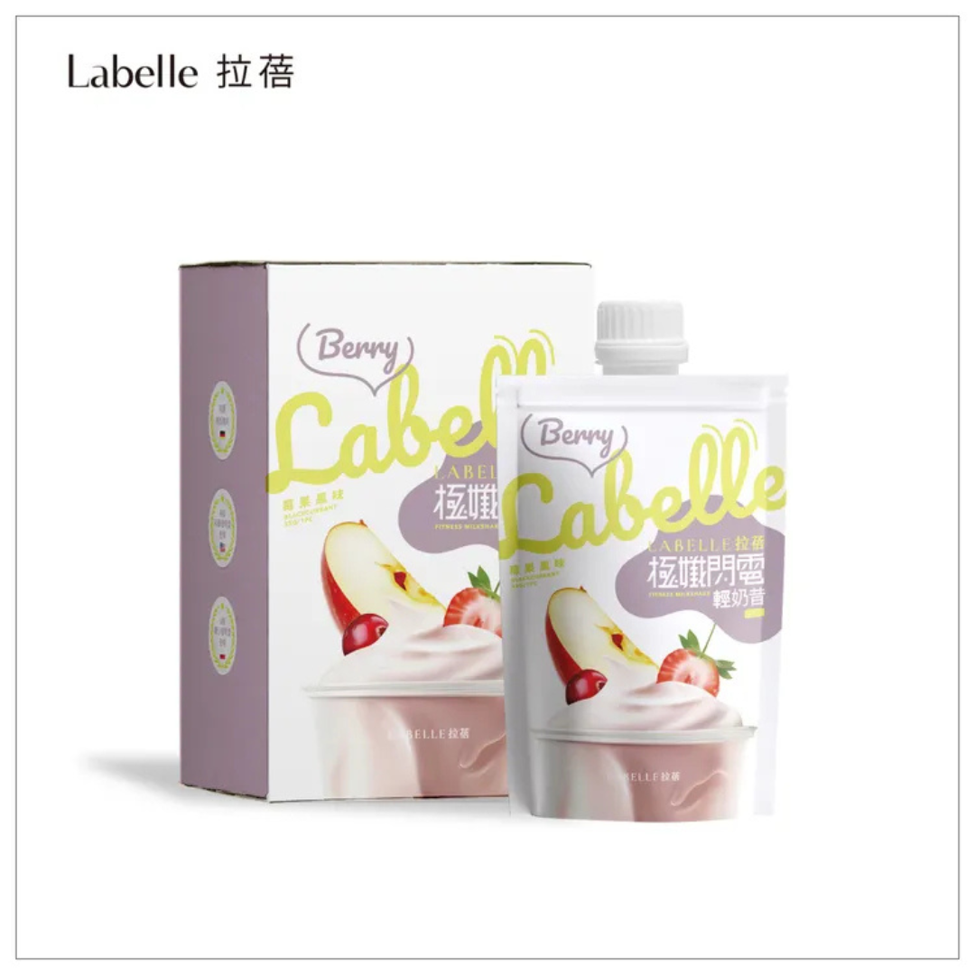 極孅閃電輕奶昔（1盒6包）莓果風味35g