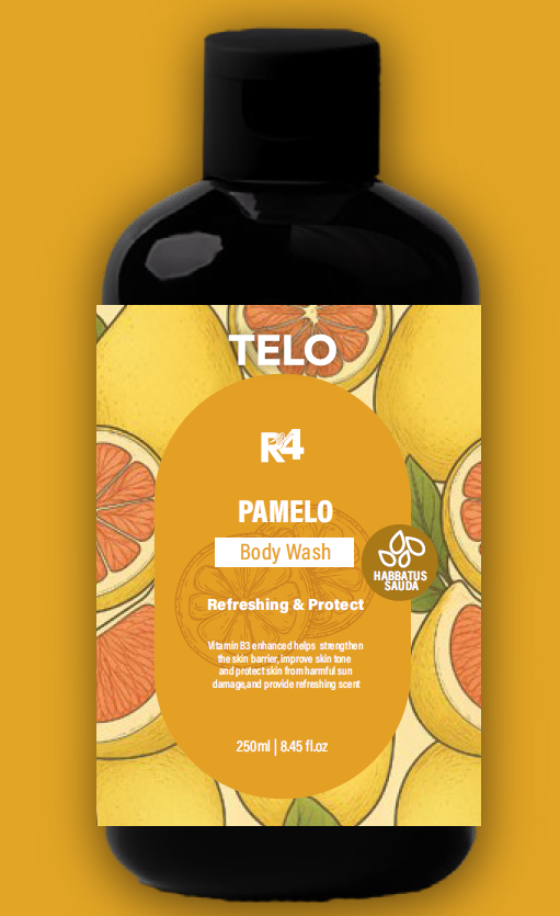 Telo R4能量抗氧化沐浴露系列Telo R4 柚子維他命B3沐浴露250ml