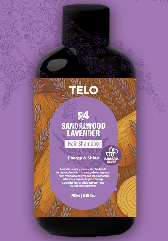 Telo R4 全面頭皮護髮系列All in OneTelo R4 檀香薰衣草洗髮露250ml*提升能量*