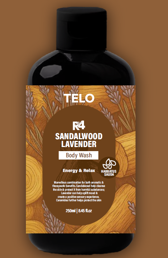 Telo R4能量抗氧化沐浴露系列Telo R4 檀香薰衣草沐浴露250ml