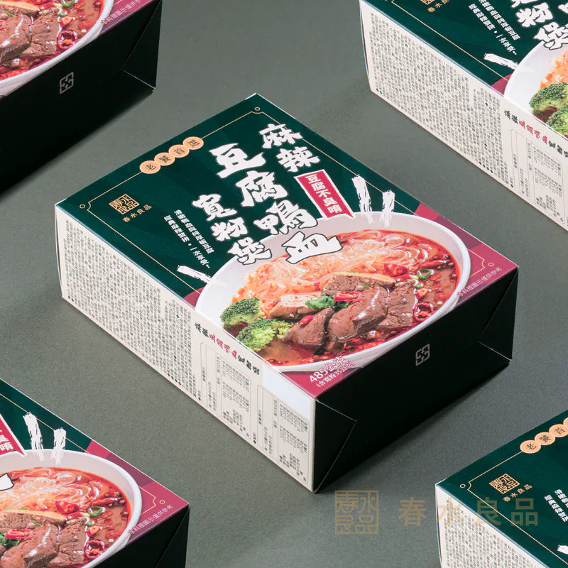 春水良品-麻辣豆腐鴨血寬粉煲 485g