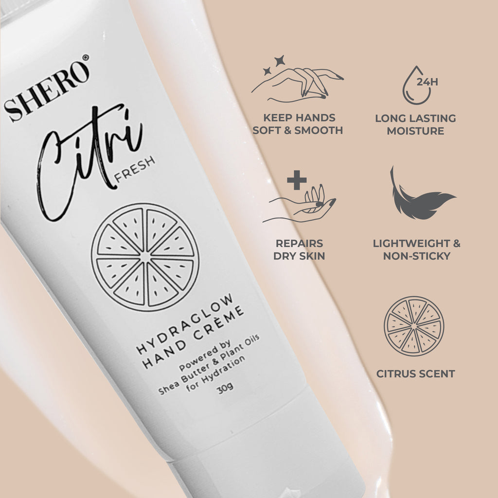 Shero Costmetics Citri Fresh Hydraglow Hand Creme 30ml